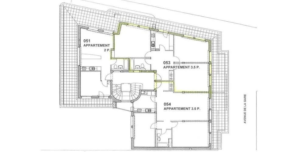 Appartement de 3.5 pièces proche de la gare et du centre ville – Foto 8 von 8