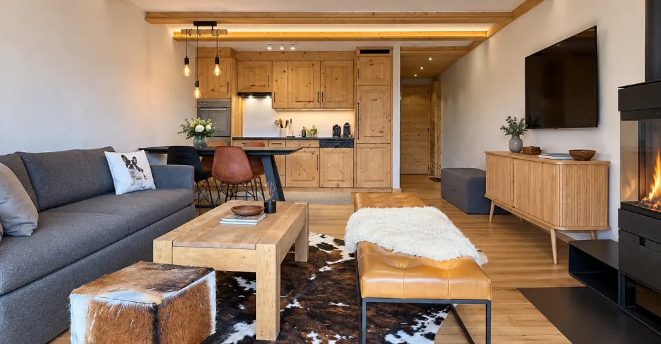 Appartement alpin 1 chambre récemment rénové avec vues spectaculaires – photo 6 of 11