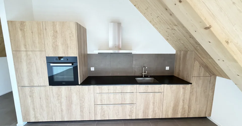 3.5 Zimmer Wohnung in Coeuve – Foto 4 von 11
