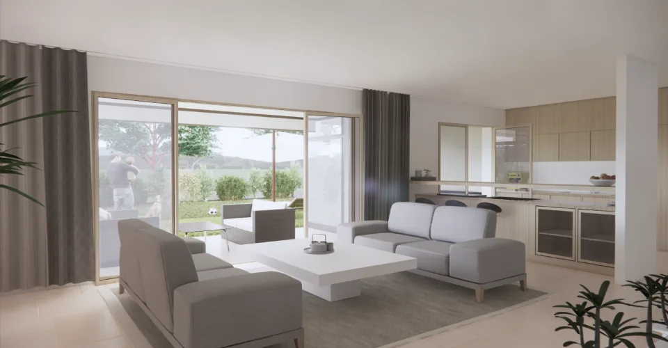 Neue Promotion Residence du Moulin, Bernex - Geräumige Wohnung B02 im Gartengeschoss in ruhiger und Wohnlage mitten in der Landschaft - Baubeginn Ende 2026 – Foto 3 von 5