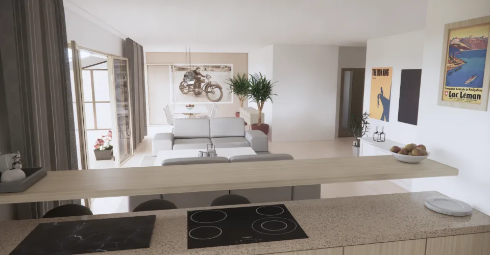 Promotion Residence du Moulin, Bernex - Wohnung B11 im 1. Stock in ruhiger Wohnlage auf dem Land – Foto 4 von 4