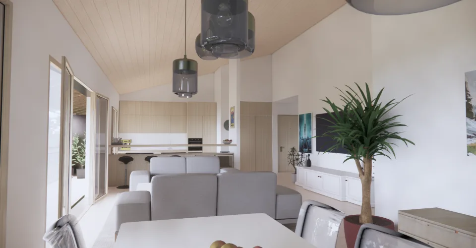 Promotion Résidence du Moulin, Bernex - Spacieux et lumineux appartement B22 en attique situé dans une résidence calme et résidentiel au milieu de la campagne – photo 3 sur 5