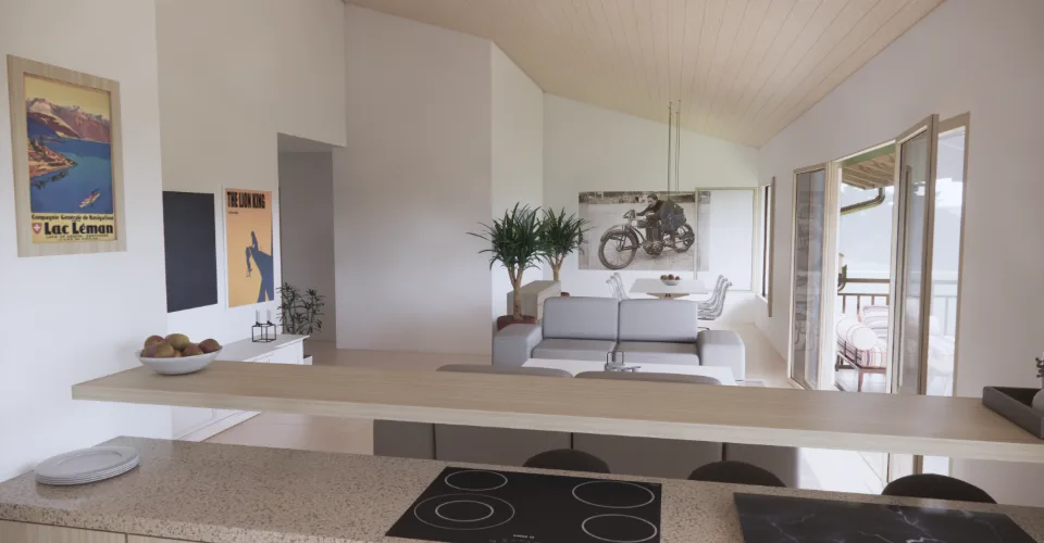 Promotion Résidence du Moulin, Bernex - Spacieux et lumineux appartement B22 en attique situé dans une résidence calme et résidentiel au milieu de la campagne – photo 5 sur 5