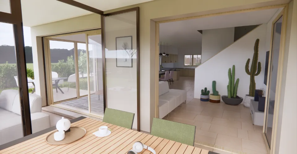 Neue Promotion Residence du Moulin, Bernex - Dorfhaus A01 mit 220m2 Wohnfläche, lichtdurchflutet und mit schönen Wohnbereichen in einer ruhigen und ländlichen Wohngegend - Beginn von ... – Foto 6 von 6