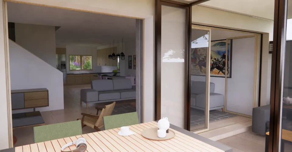 Neue Promotion Residence du Moulin, Bernex - Dorfstil Reihenhaus A02, lichtdurchflutet mit großzügigem Wohnraum in ruhiger und ländlicher Umgebung - Beginn ... – Foto 5 von 6