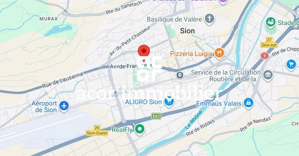 SION CENTRE – ATTIQUE NEUF DE 121 M² – 3,5 PIÈCES – TERRASSE DE 65 M2 – Foto 7 von 7