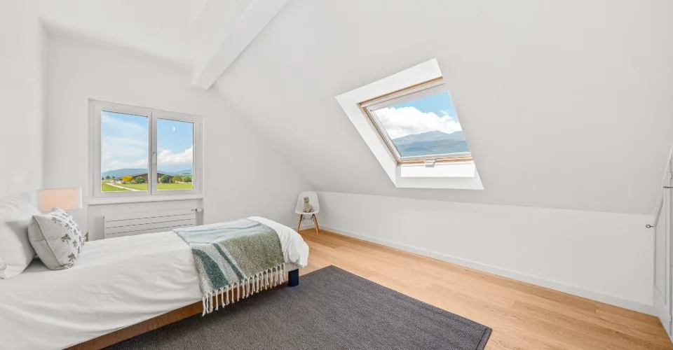 Villa indipendente ristrutturata con vista panoramica, a 5 minuti da Nyon – foto 11 di 16
