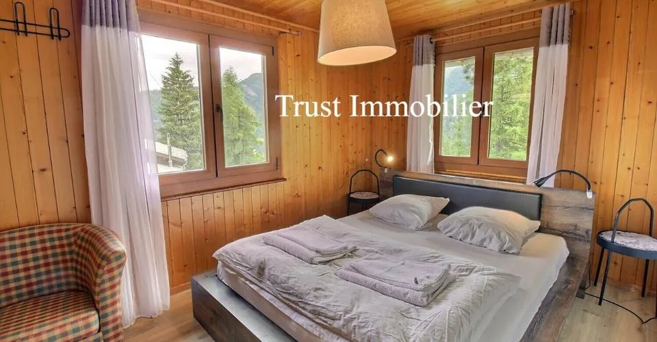 Chalet di 5,5 stanze un vero rifugio alpino nel cuore di La Tzoumaz – foto 17 di 26