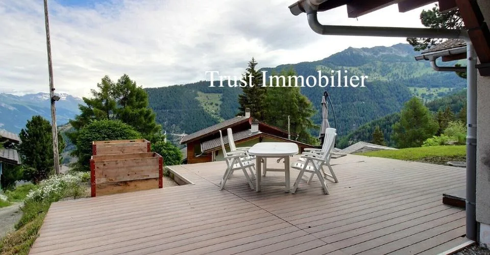 Chalet di 5,5 stanze un vero rifugio alpino nel cuore di La Tzoumaz – foto 24 di 26