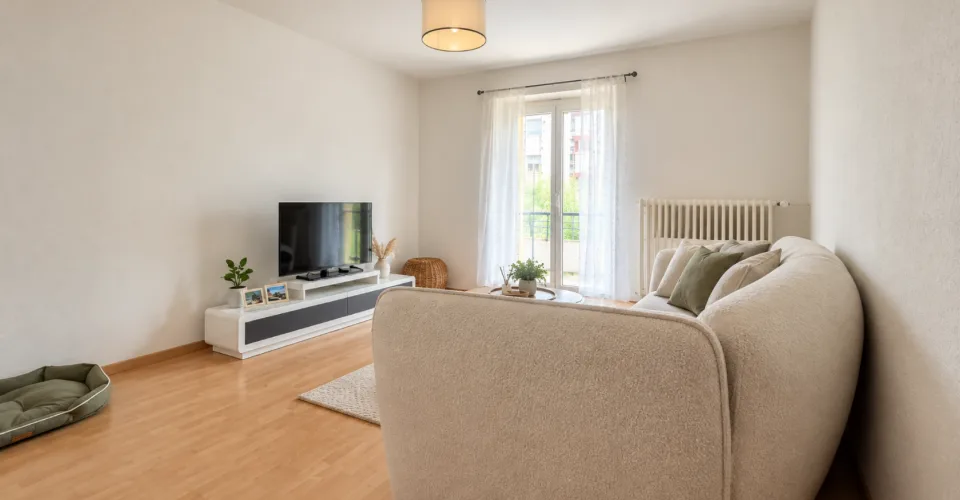 Bello appartamento di 3.5 locali con balcone vicino alla natura – foto 3 di 9