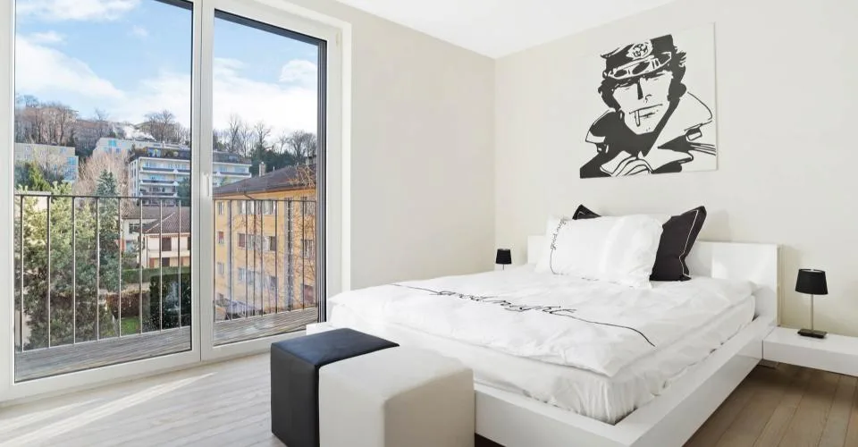 AS5SCH3P4 - MAGNIFIQUE APPARTEMENT DE 3 PIÈCES AVEC VUE PANORAMIQUE - LAUSANNE – Foto 3 von 7
