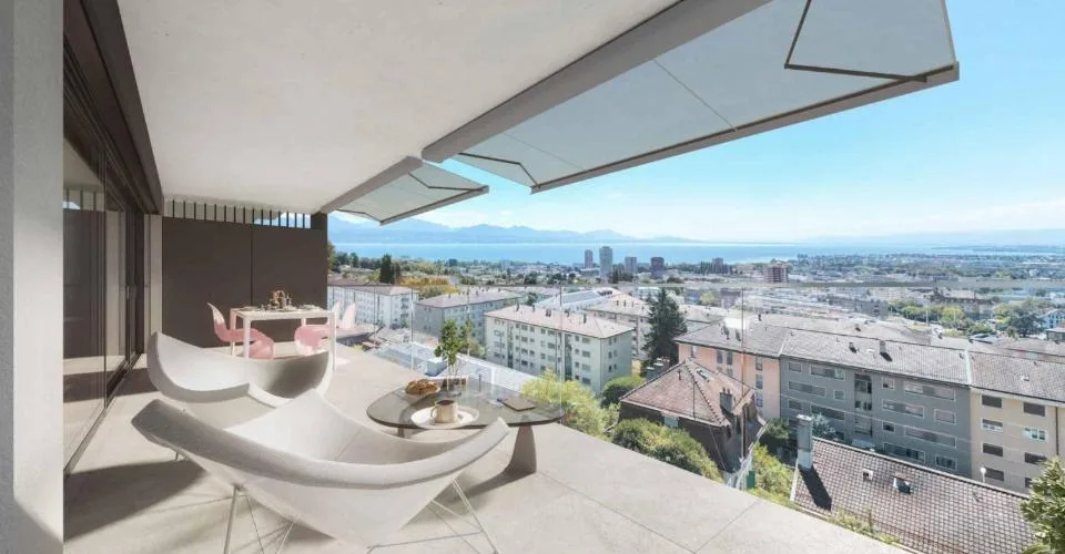 Prachtvolle neue Unterkunft mit großer Terrasse und atemberaubendem Blick! – Foto 4 von 6