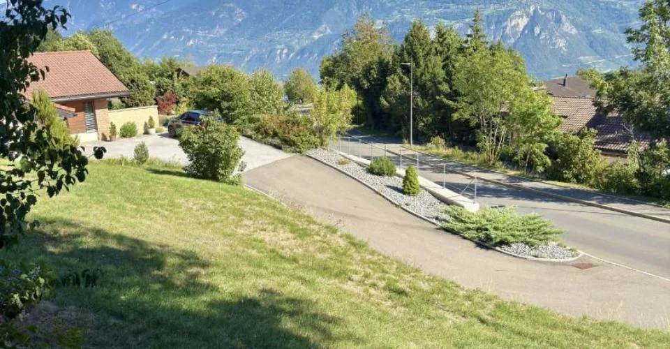 Terrain constructible avec superbe vue panoramique. Savièse, VS. – Foto 6 von 7