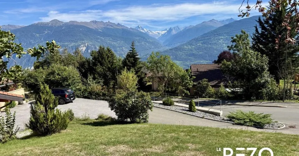Terrain constructible avec superbe vue panoramique. Savièse, VS. – Foto 2 von 7