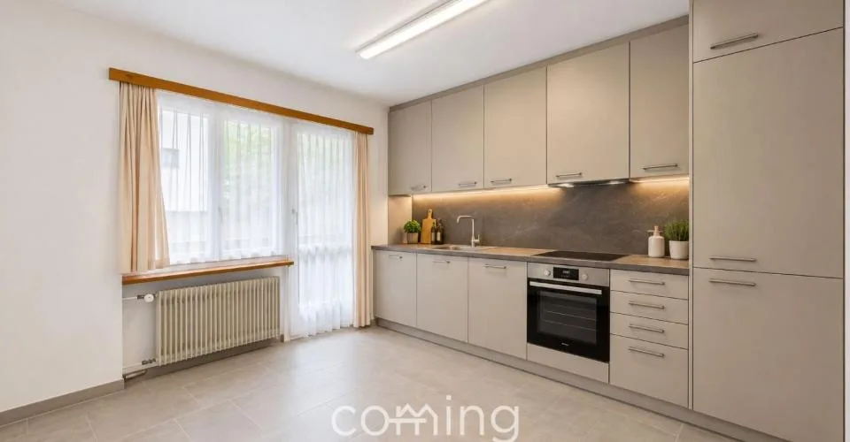 Wohnen mit Weitblick - 4.5-Zimmer-Wohnung mit Alpenpanorama in Wiler. – Foto 4 von 13