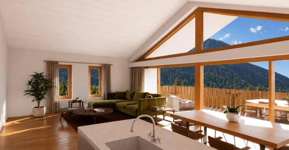 4.5 Zimmer Wohnung in Vollèges – Foto 4 von 6