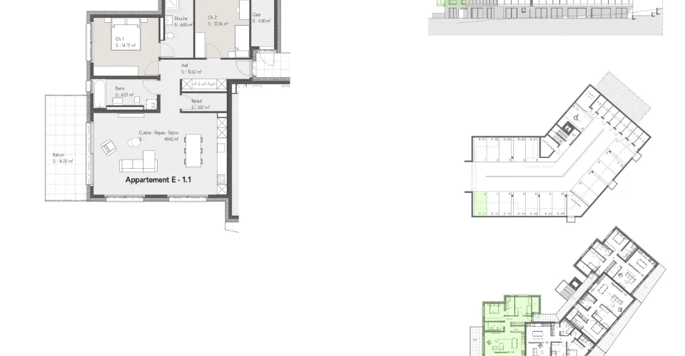 Magnifique appartement neuf de 3.5 pièces au 1er étage. – photo 2 sur 9