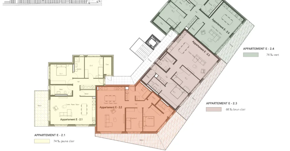 Grand appartement de 3.5 pièces avec un jolie balcon. – foto 2 di 9
