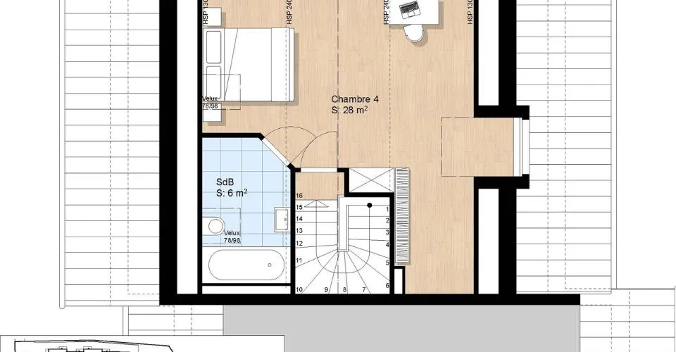 Founex Village - situation calme - Villa 5 sur plans avec 4 chambres – photo 11 sur 13