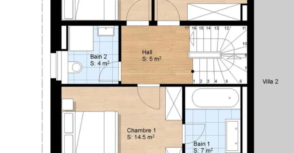 Founex Village - situation calme - Villa 1 sur plans avec 4 chambres – photo 10 sur 13