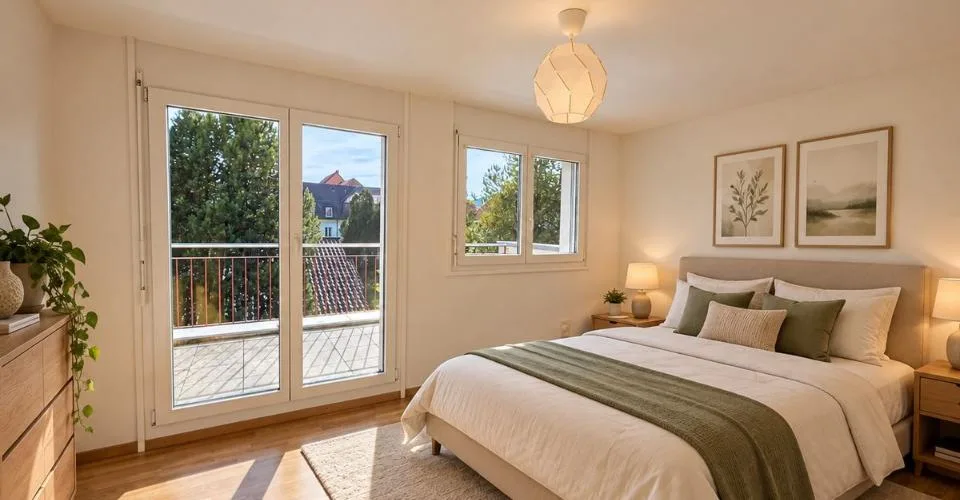 Appartement 5,5 pièces avec terrasse, garage double et place de parc extérieure – Foto 5 von 13