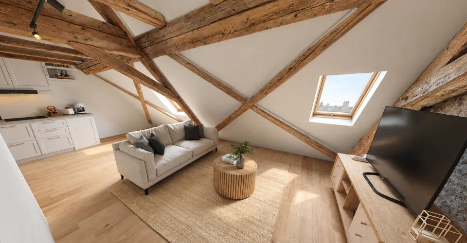 Appartement de 4.5 pièces avec cachet au 2ème étage – photo 3 of 6