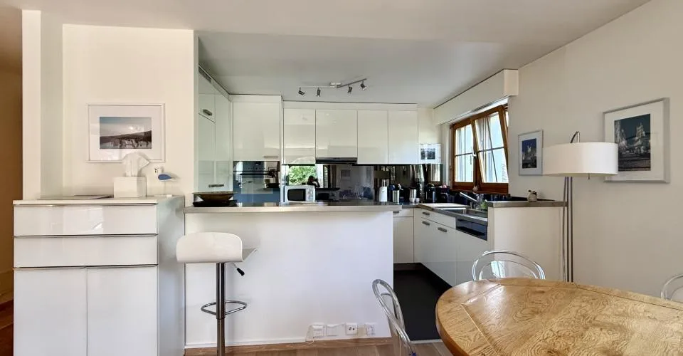 Superbe appartement de 2,5 pièces avec grande terrasse et belle échappée sur le lac et les montagnes – foto 3 di 21