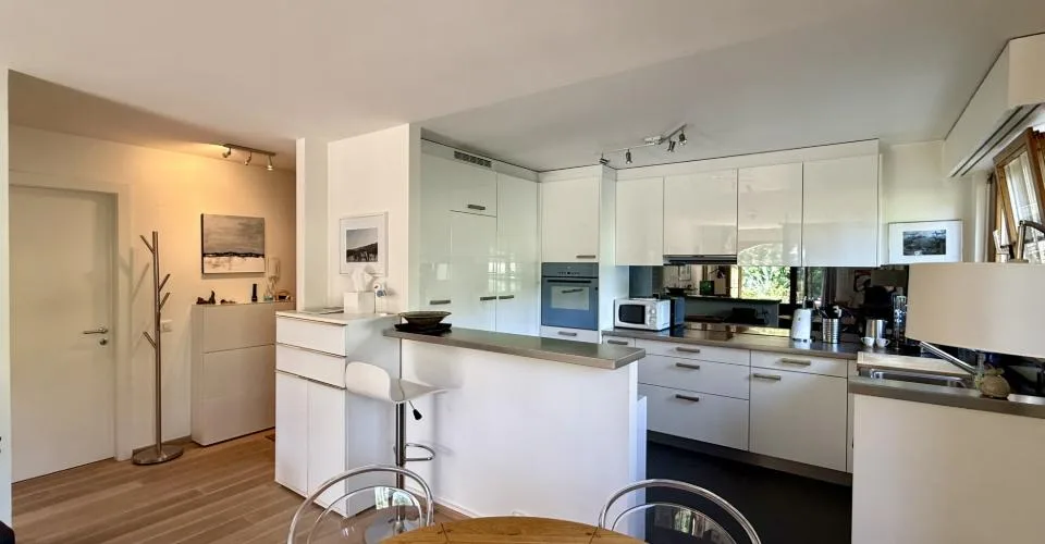 Superbe appartement de 2,5 pièces avec grande terrasse et belle échappée sur le lac et les montagnes – foto 8 di 21