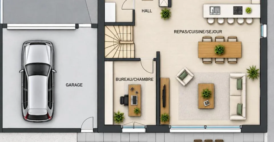 Nouvelle promotion à Thierrens – Villas familiales 6.5p avec jardin – Foto 7 von 9