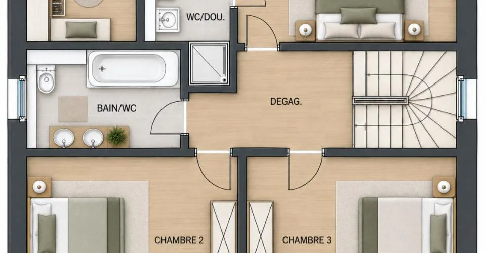 Nouvelle promotion à Thierrens – Villas familiales 6.5p avec jardin – Foto 8 von 9