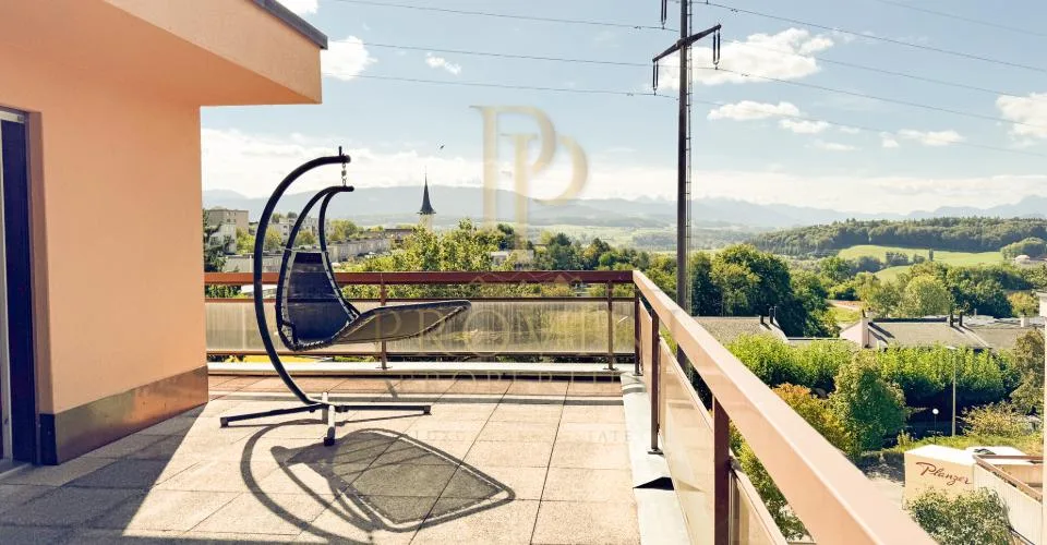 Attique 7.5 pièces – 154 m² habitables – Terrasse plein sud de 110 m² et vue panoramique – foto 14 di 15