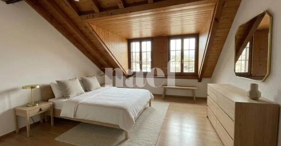 Centre de Founex - Charmant appartement de 6 pièces en duplex au 2ème étage avec cheminée et balcon – foto 7 di 12