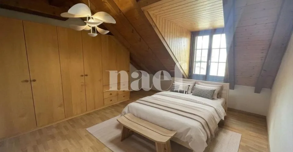 Centre de Founex - Charmant appartement de 6 pièces en duplex au 2ème étage avec cheminée et balcon – foto 6 di 12