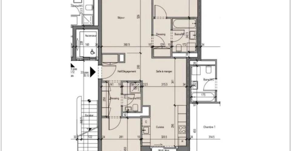 Appartement de 3,5 pièces (VD) à Nyon – Foto 2 von 2