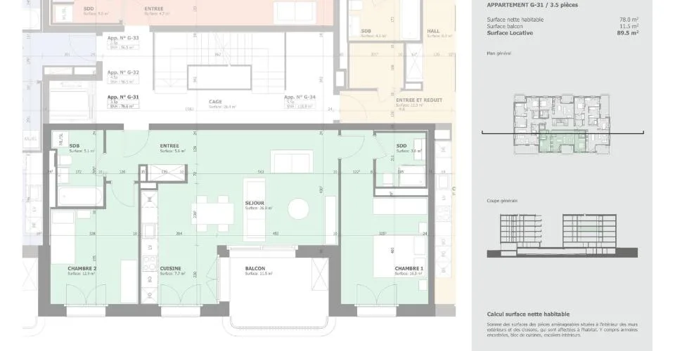 Exceptionnel appartement de 3.5 pièces à louer à Marly ! – photo 8 sur 10
