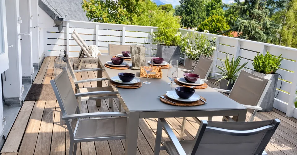 Rare duplex penthouse meublé à Chêne-Bougeries – Foto 3 von 7