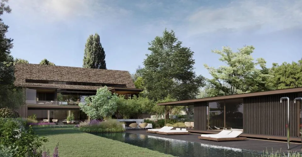 PROJET D'EXCEPTION AU BORD DU LAC ? BIEN SUR PLAN À FINALISER AVEC PER – photo 2 sur 13