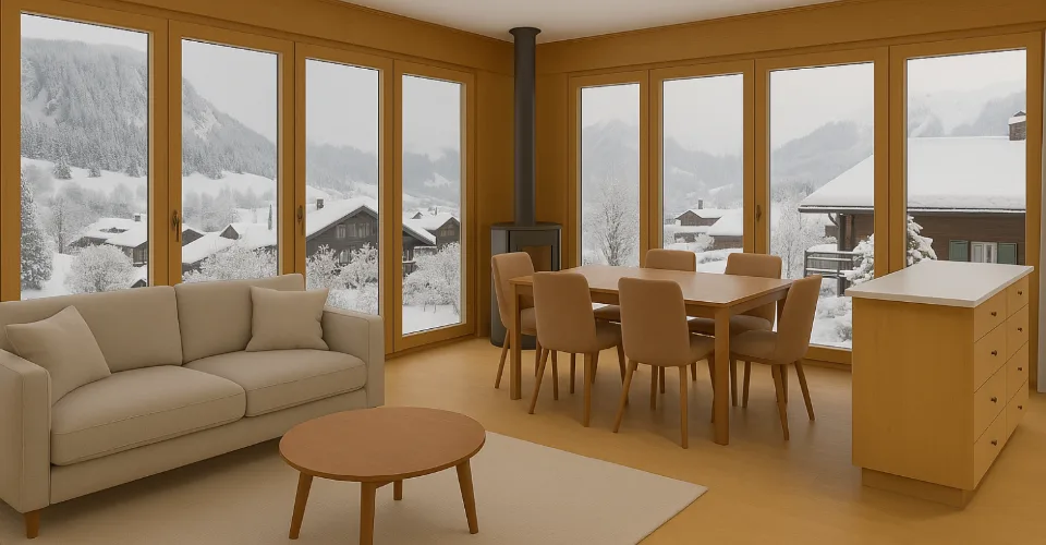 Balcon Traversant & Lumière Alpine LOT 6 : Un 2.5 Pièces d'Élégance – photo 2 sur 26