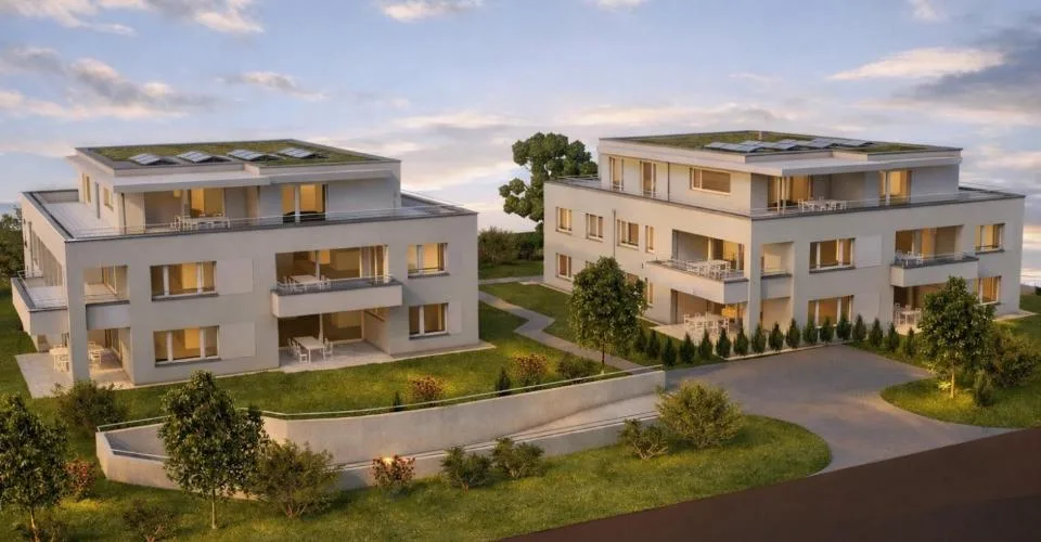 Moderne 5.5-Zimmer-Attikawohnung mit 143m² Terasse in Oberbüren (B5) – Foto 2 von 5