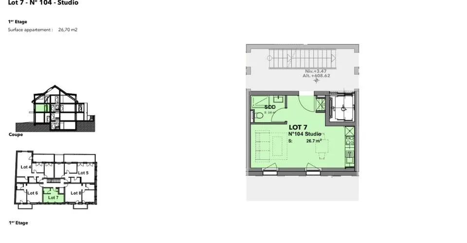 Lot n7 - Uno studio nuovo nel cuore di Cheseaux-sur-Lausanne – foto 12 di 12