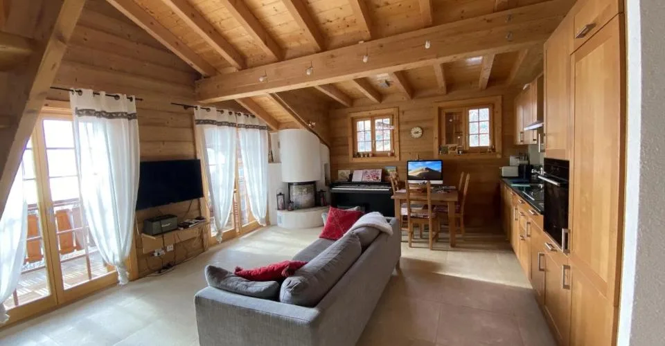 Appartement duplex avec vue exceptionnelle sur les Dents du Midi – Foto 2 von 12