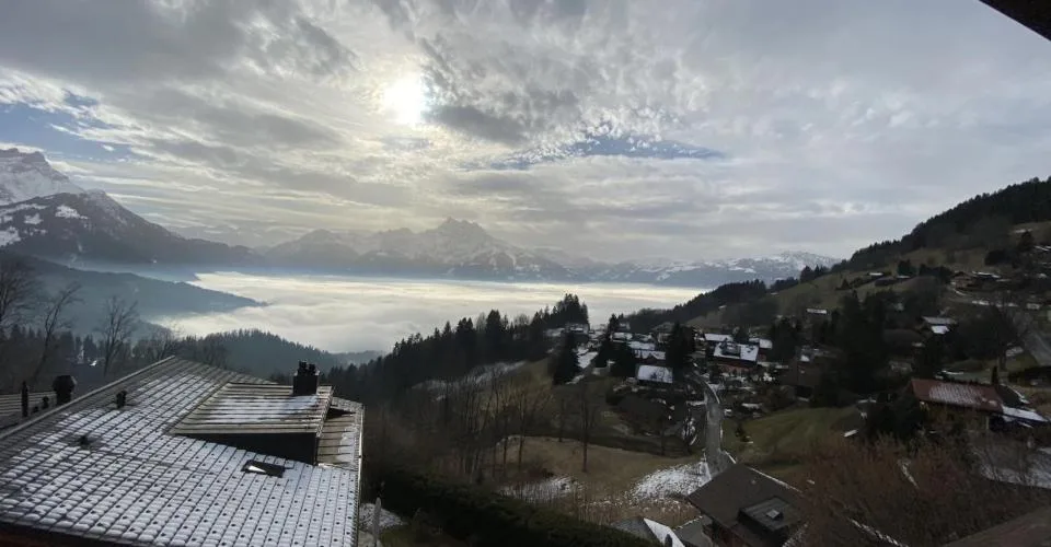 Appartement duplex avec vue exceptionnelle sur les Dents du Midi – Foto 11 von 12