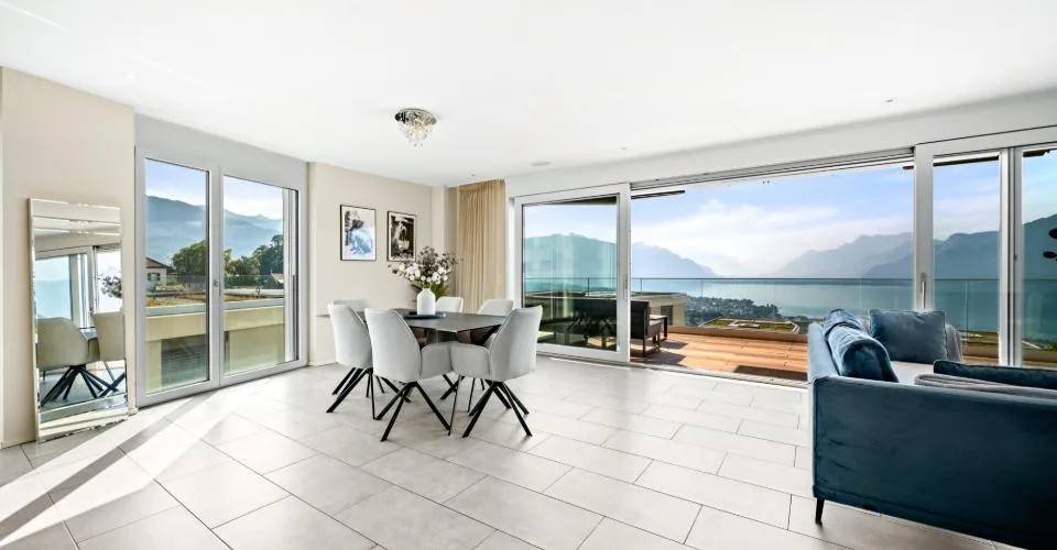 Duplex-attique d'exception avec vue panoramique sur le Léman – foto 6 di 13