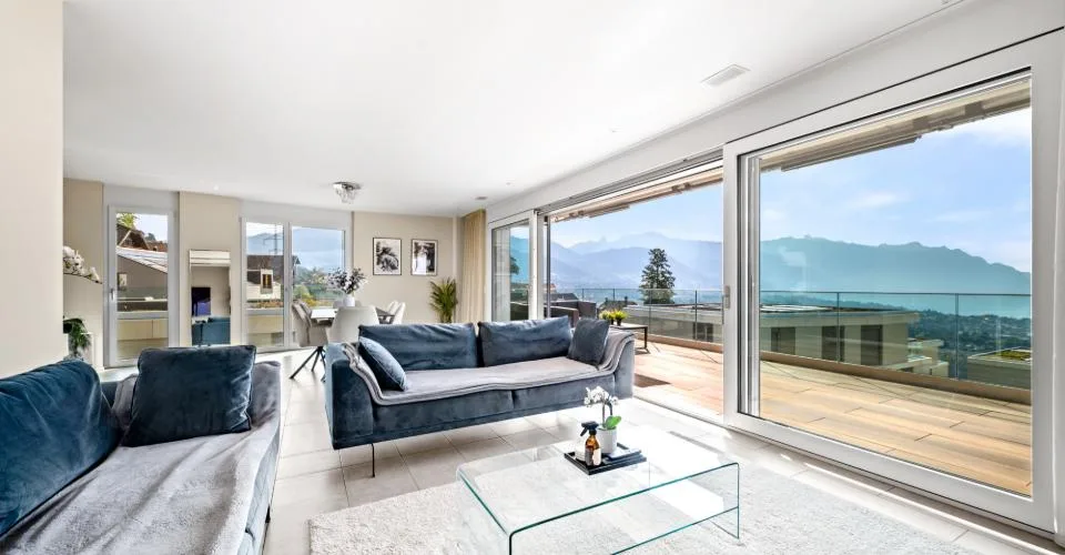 Duplex-attique d'exception avec vue panoramique sur le Léman – foto 7 di 13