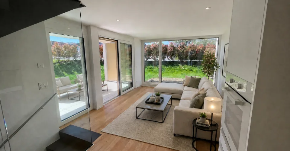 Ein Triplex mit Garten, das wie ein Haus von über 200 m2 gestaltet ist – Foto 3 von 13