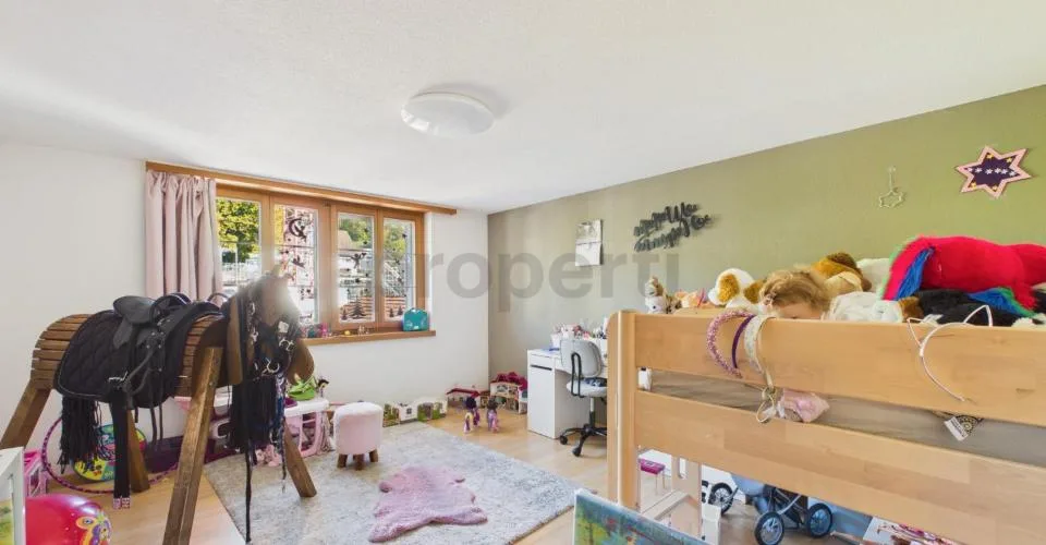 3.5-Zimmerwohnung mit Südwest-Terrasse eigenem grosszügigen Gemüsegarten in Madetswil – Foto 19 von 26