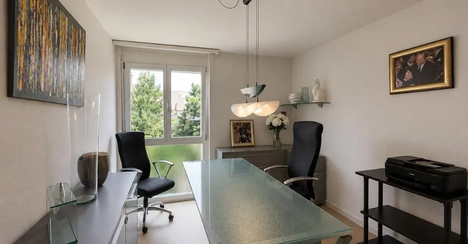 Appartement de 160 m², bénéficiant d'une généreuse terrasse de 28 m², d'un garage-box ainsi que d'une place de parc extérieure. – foto 6 di 12