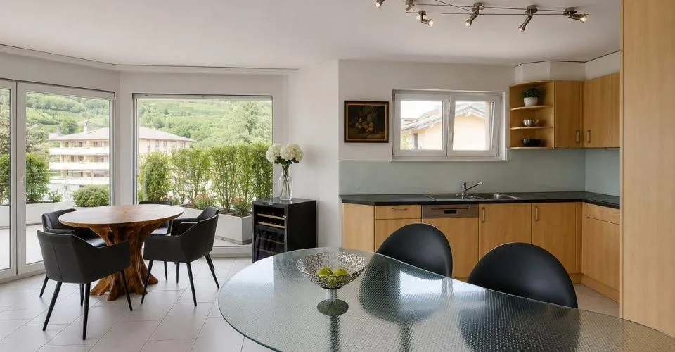 Appartement de 160 m², bénéficiant d'une généreuse terrasse de 28 m², d'un garage-box ainsi que d'une place de parc extérieure. – foto 5 di 12