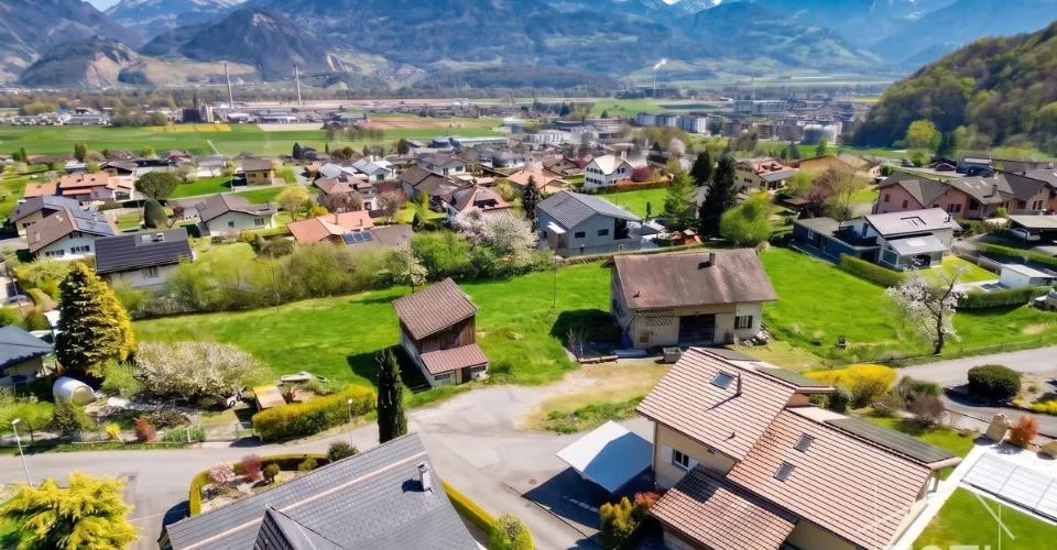 Villa NEUVE 4,5 p. en bout de rangée - jardin, terrasse et vue Dents-du-Midi - Muraz – photo 19 sur 19