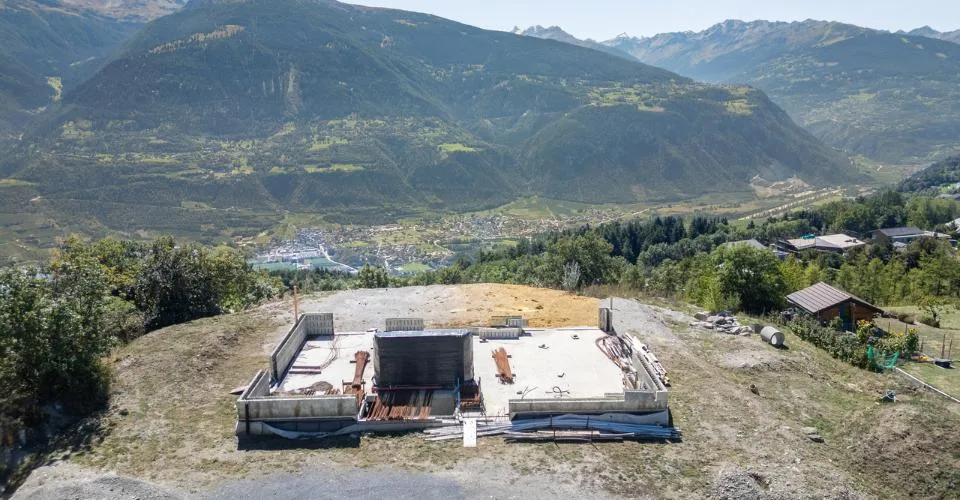 6000.Vue panoramique - Projet Chalet à vendre à Sergnou -Crans-Montana – photo 6 sur 12